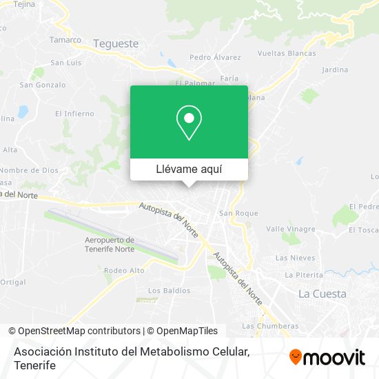 Mapa Asociación Instituto del Metabolismo Celular