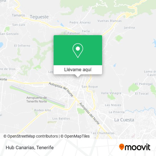 Mapa Hub Canarias