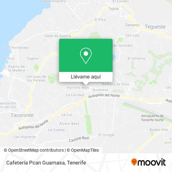 Mapa Cafetería Pcan Guamasa