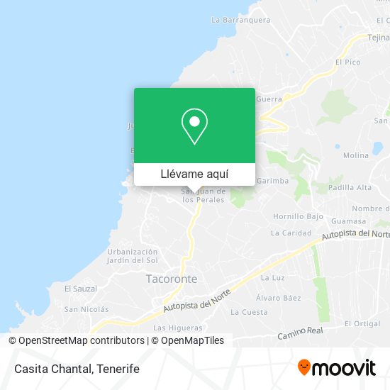 Mapa Casita Chantal