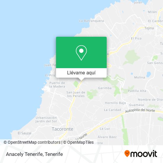 Mapa Anacely Tenerife
