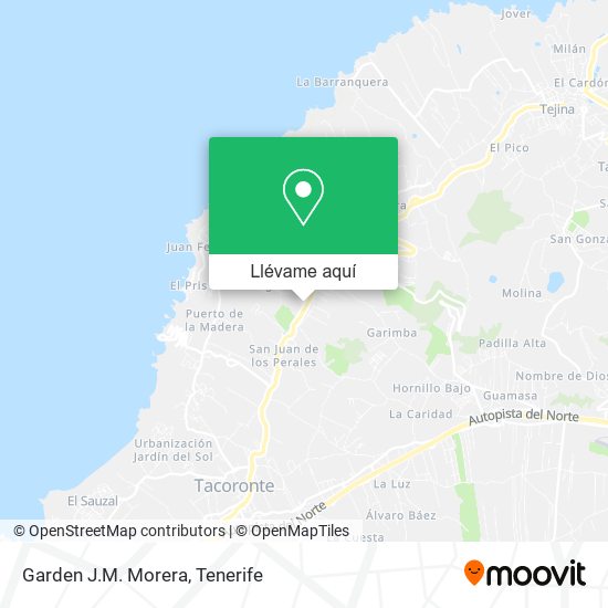 Mapa Garden J.M. Morera