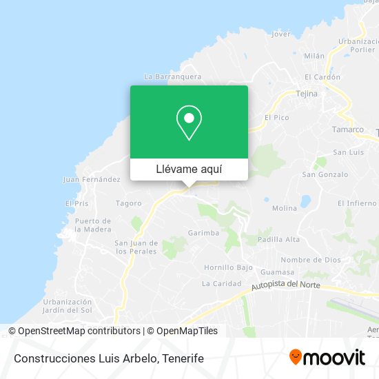 Mapa Construcciones Luis Arbelo