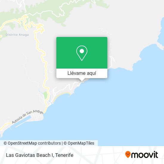 Mapa Las Gaviotas Beach I