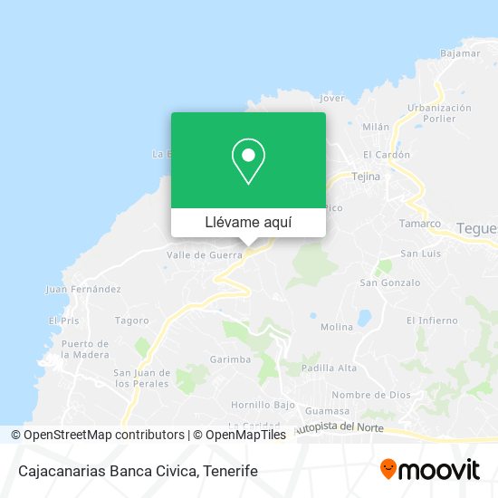 Mapa Cajacanarias Banca Civica