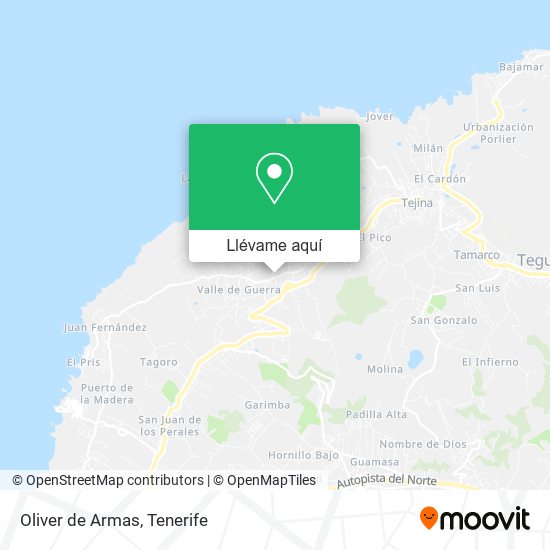 Mapa Oliver de Armas