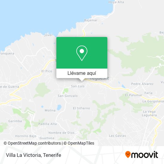 Mapa Villa La Victoria