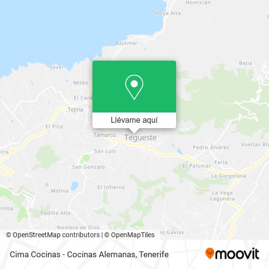 Mapa Cima Cocinas - Cocinas Alemanas