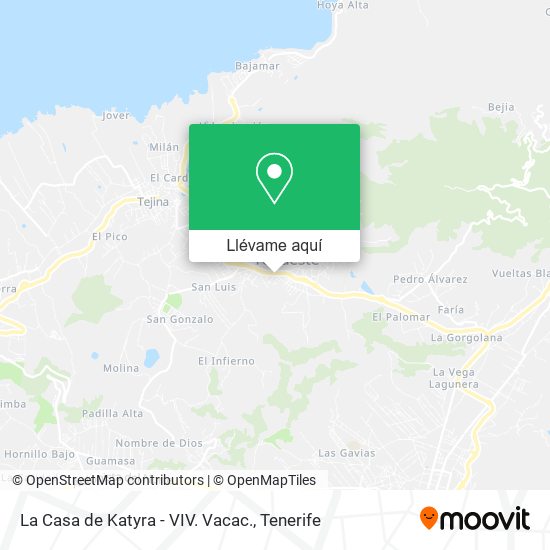 Mapa La Casa de Katyra - VIV. Vacac.
