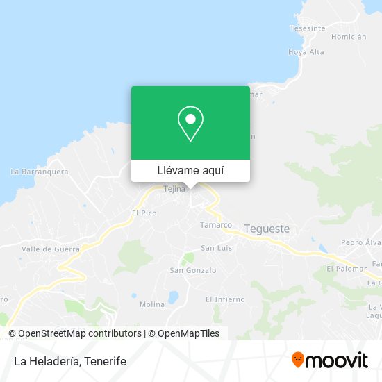 Mapa La Heladería