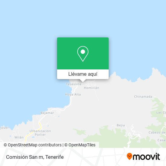 Mapa Comisión San m