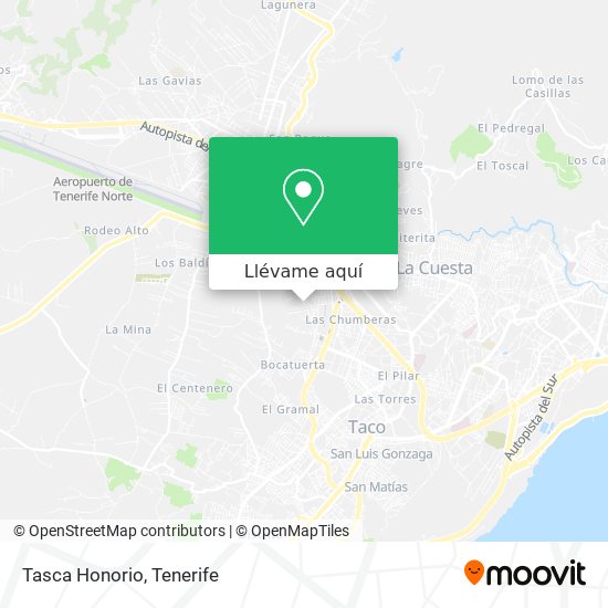 Mapa Tasca Honorio