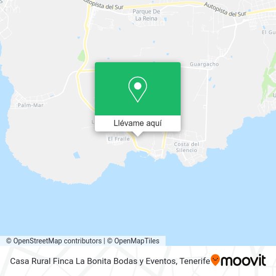 Mapa Casa Rural Finca La Bonita Bodas y Eventos