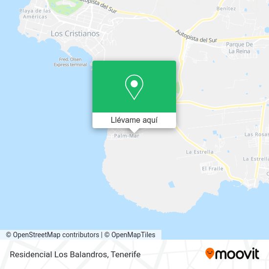 Mapa Residencial Los Balandros