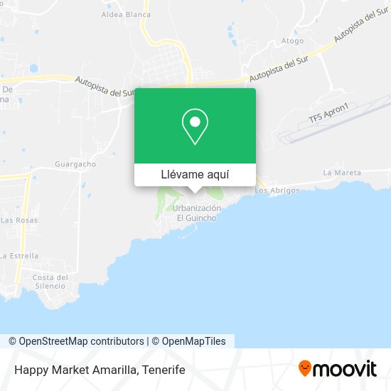 Mapa Happy Market Amarilla