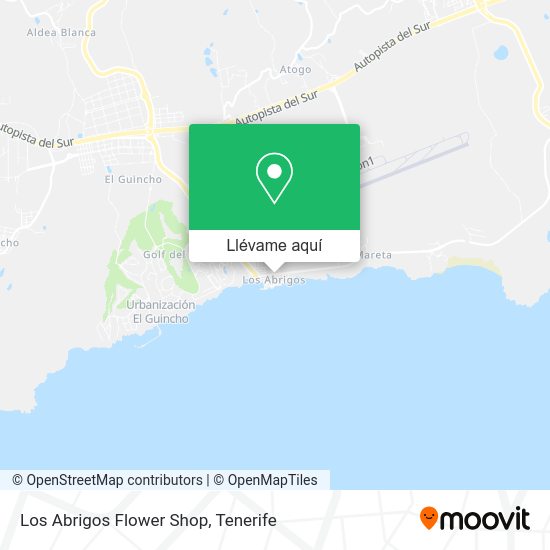 Mapa Los Abrigos Flower Shop