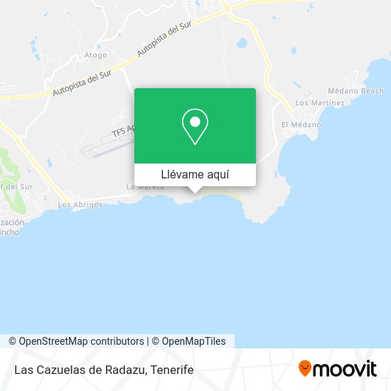 Mapa Las Cazuelas de Radazu