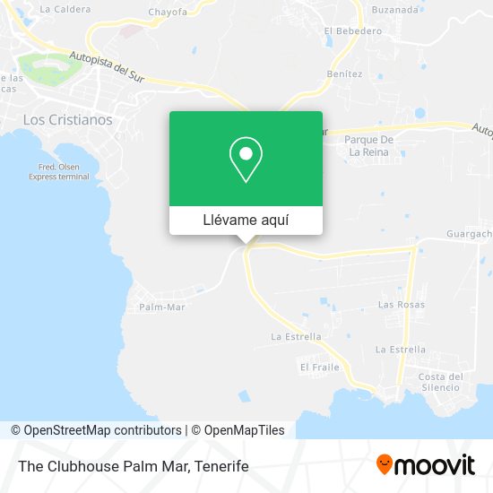Mapa The Clubhouse Palm Mar