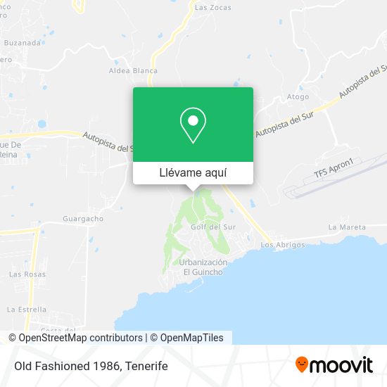 Mapa Old Fashioned 1986