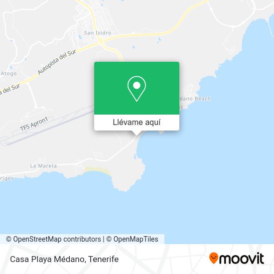 Mapa Casa Playa Médano