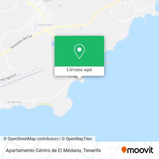 Mapa Apartamento Céntro de El Médano