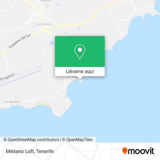 Mapa Médano Loft