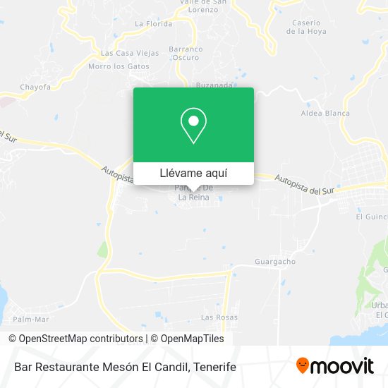 Mapa Bar Restaurante Mesón El Candil