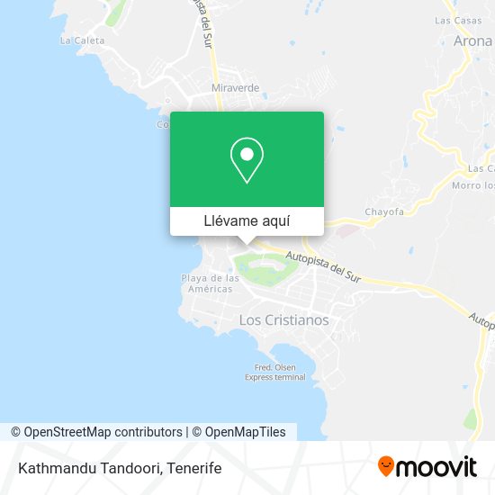 Mapa Kathmandu Tandoori