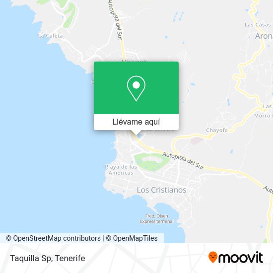 Mapa Taquilla Sp