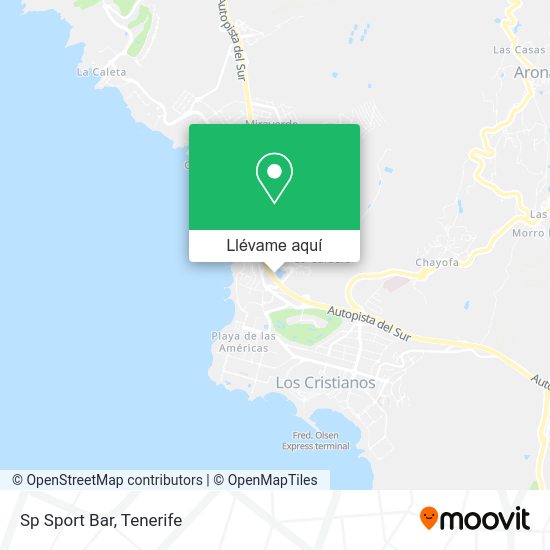 Mapa Sp Sport Bar