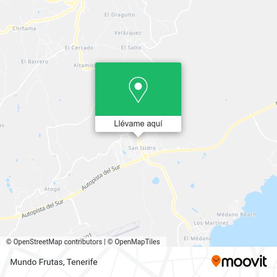 Mapa Mundo Frutas