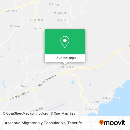 Mapa Asesoría Migratoria y Consular Nb