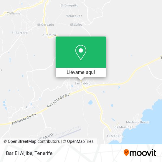 Mapa Bar El Aljibe