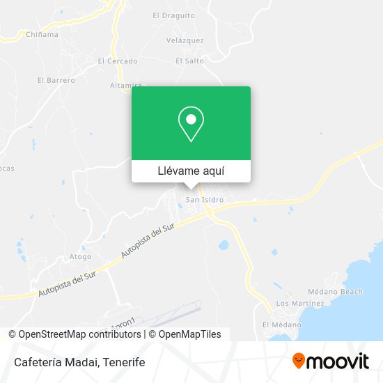 Mapa Cafetería Madai