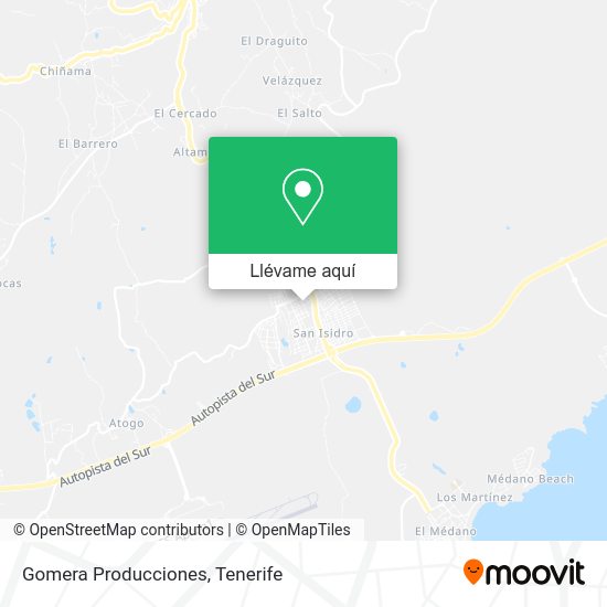 Mapa Gomera Producciones