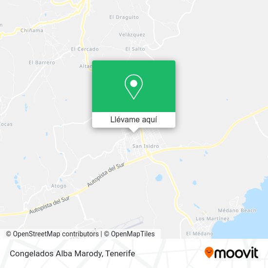 Mapa Congelados Alba Marody
