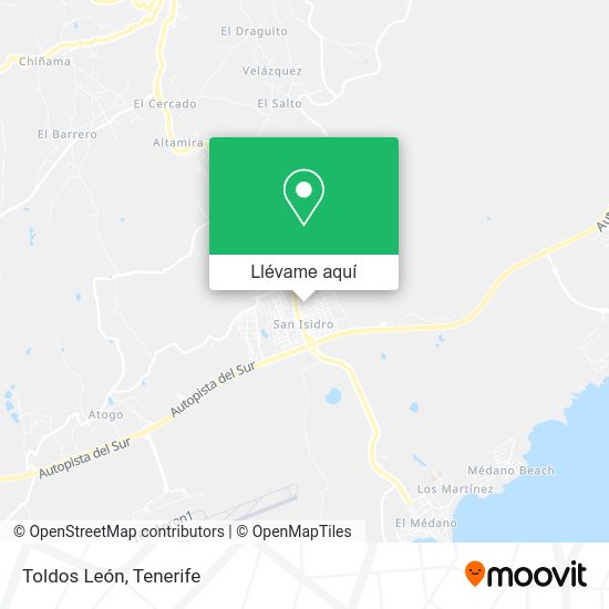 Mapa Toldos León