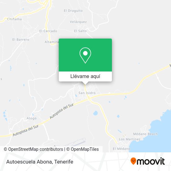 Mapa Autoescuela Abona