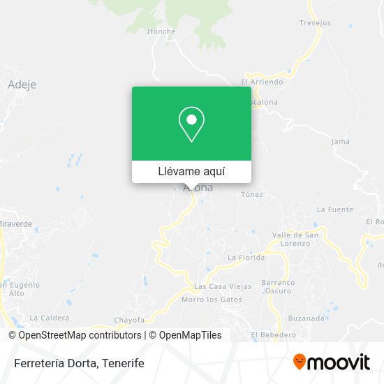 Mapa Ferretería Dorta