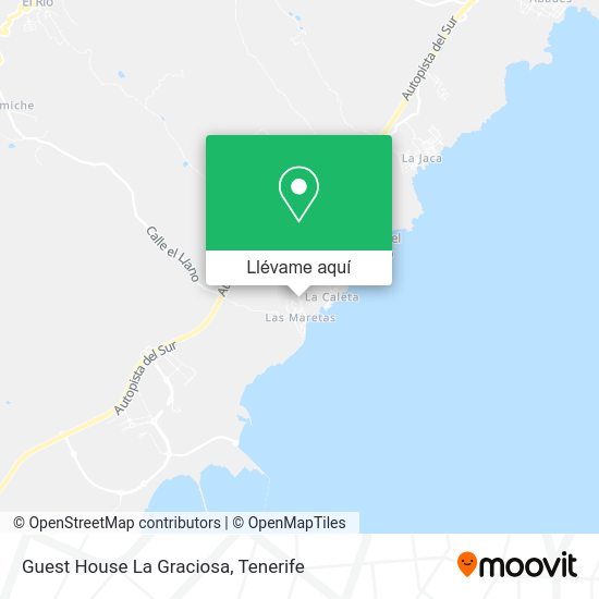 Mapa Guest House La Graciosa