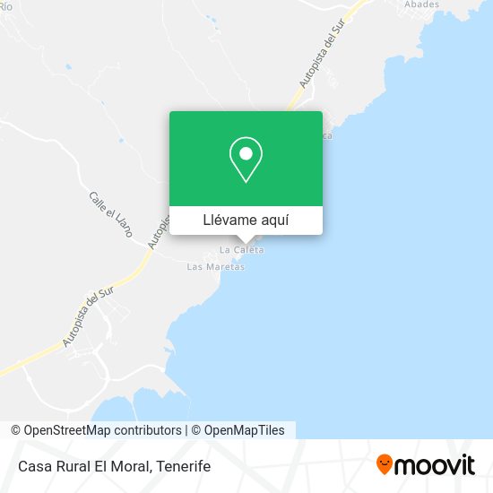 Mapa Casa Rural El Moral
