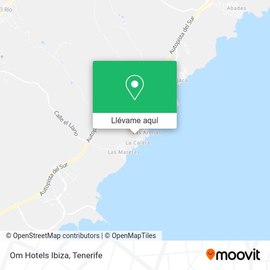 Mapa Om Hotels Ibiza