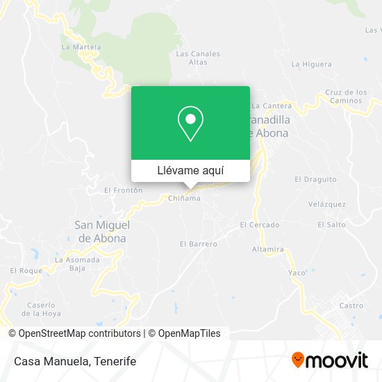 Mapa Casa Manuela