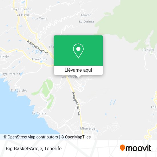 Mapa Big Basket-Adeje