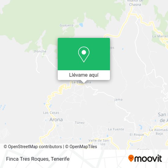 Mapa Finca Tres Roques