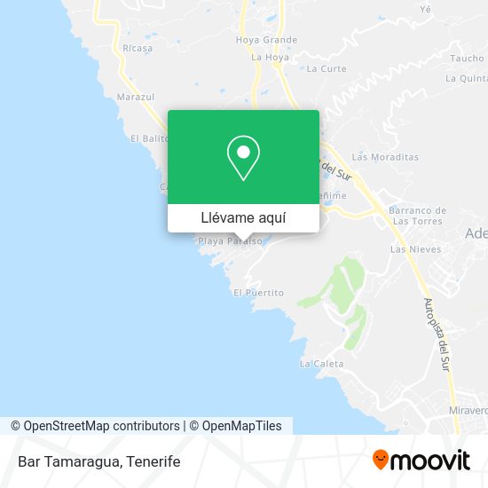 Mapa Bar Tamaragua