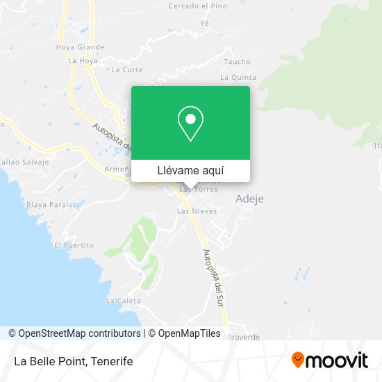Mapa La Belle Point