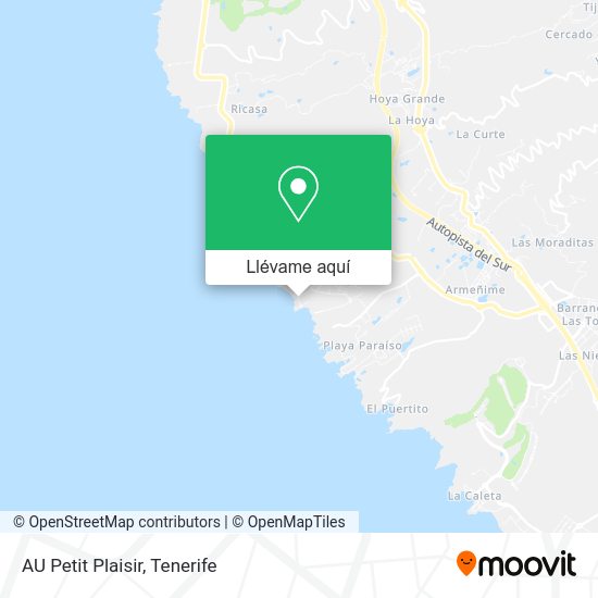 Mapa AU Petit Plaisir