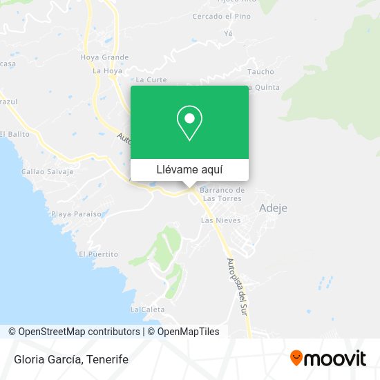Mapa Gloria García