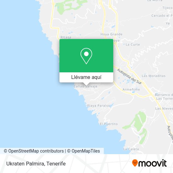 Mapa Ukraten Palmira